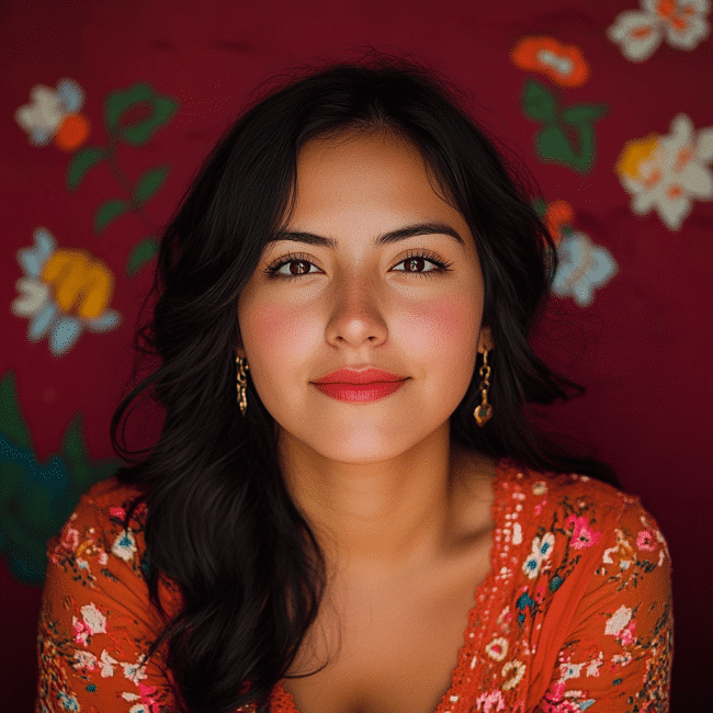 retrato de joven mexicana en la cdmx ejemplificando ser un paciente de un especialista en radioterapia